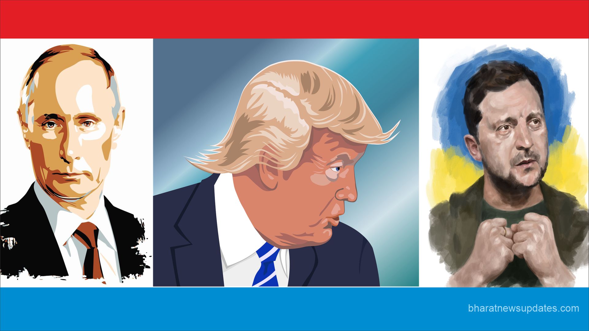 Bharatnewsupdates : Putin, Trump, Zelenskyy Together
