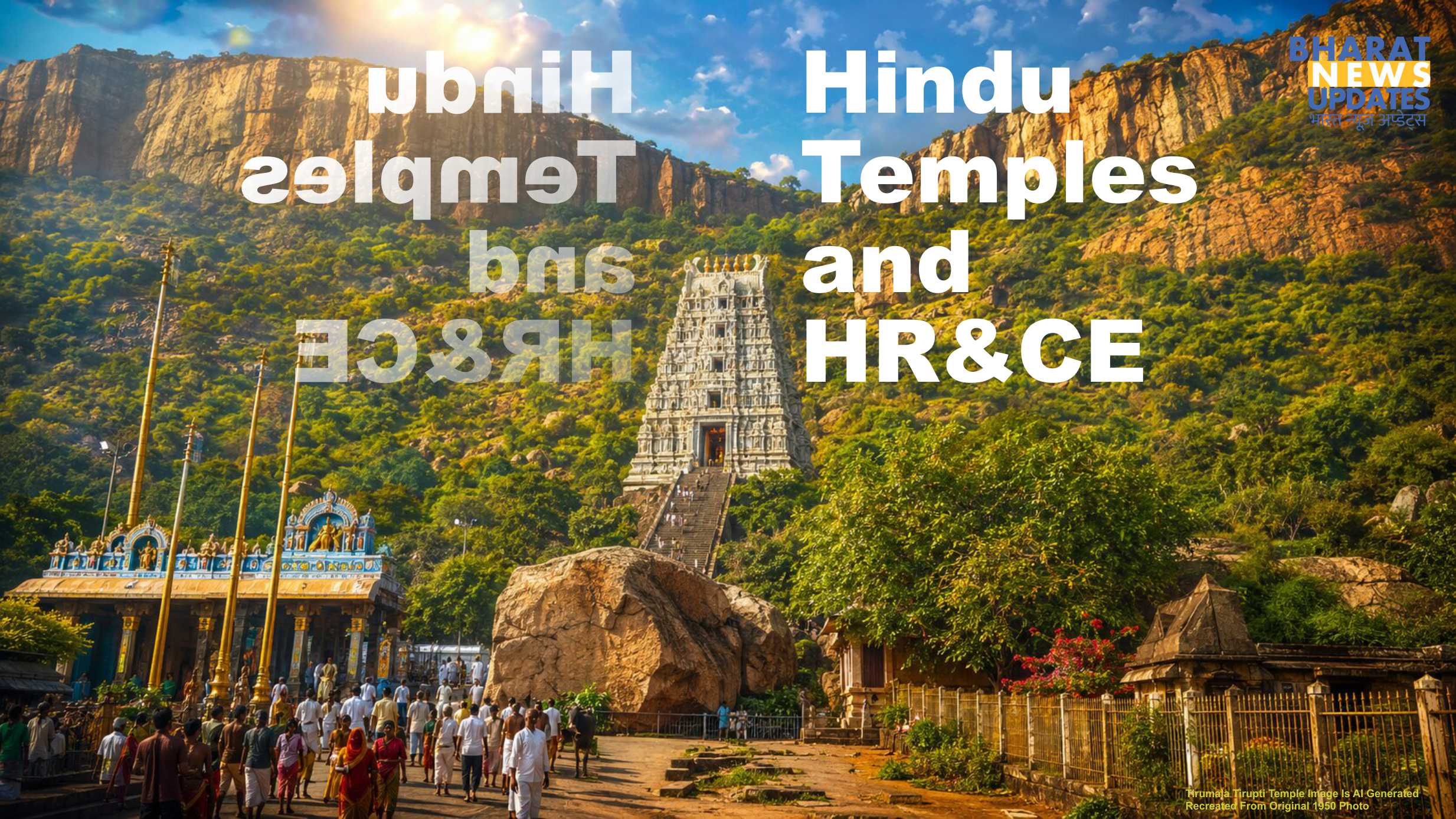 Tirupati Balaji Mandie and HR&CE Act
