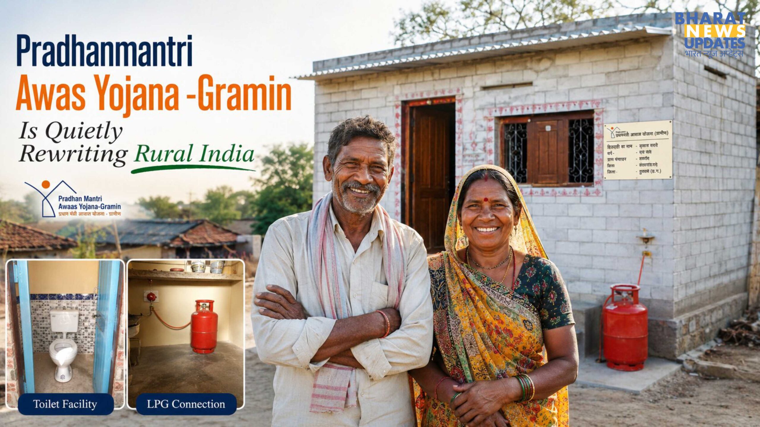 Tribal Woman In Jharkhand With Pucca Home under PMAY-G