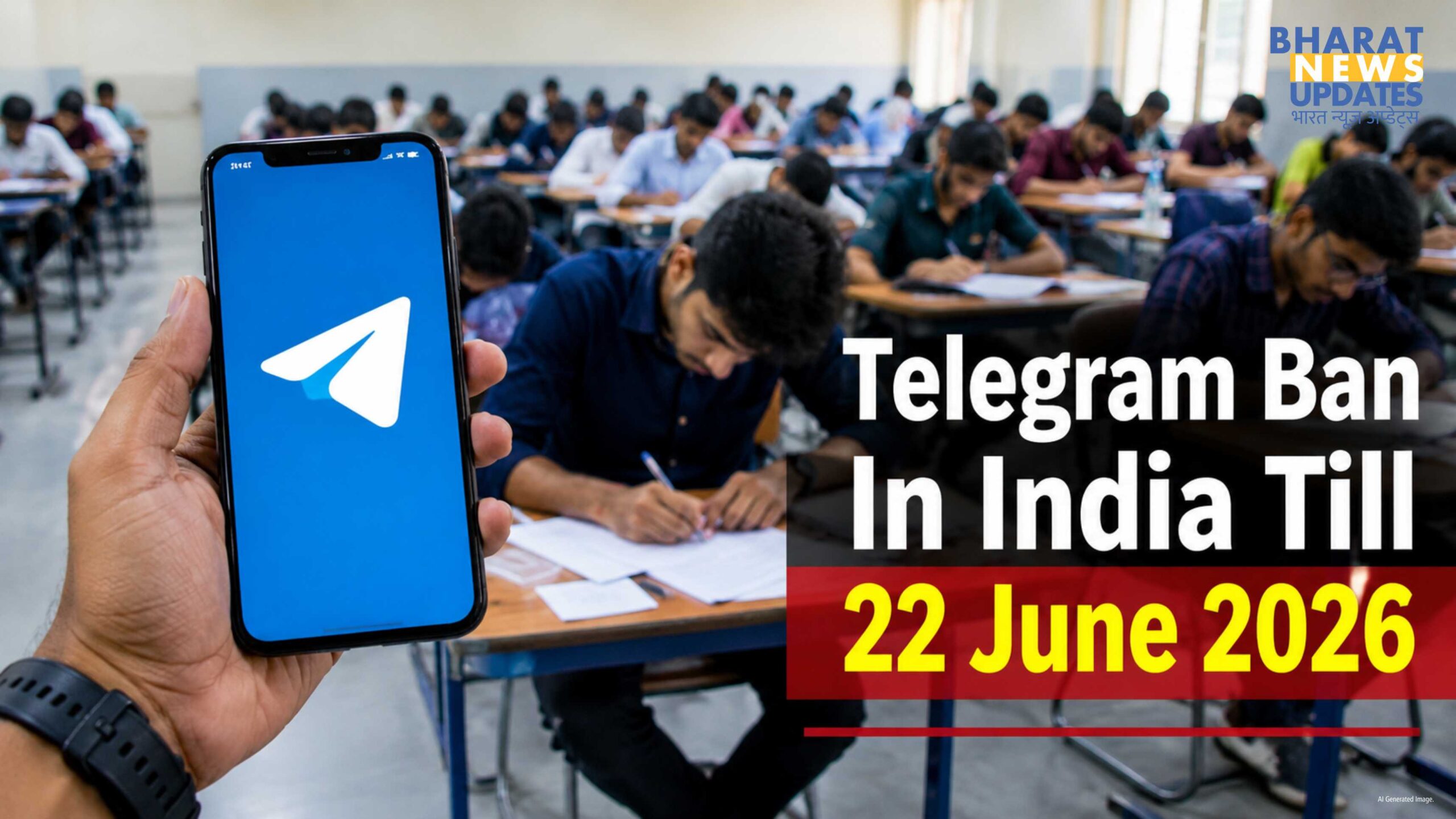 Bharatnewsupdate- Telegram Ban In India Till 22 June 2026 Main