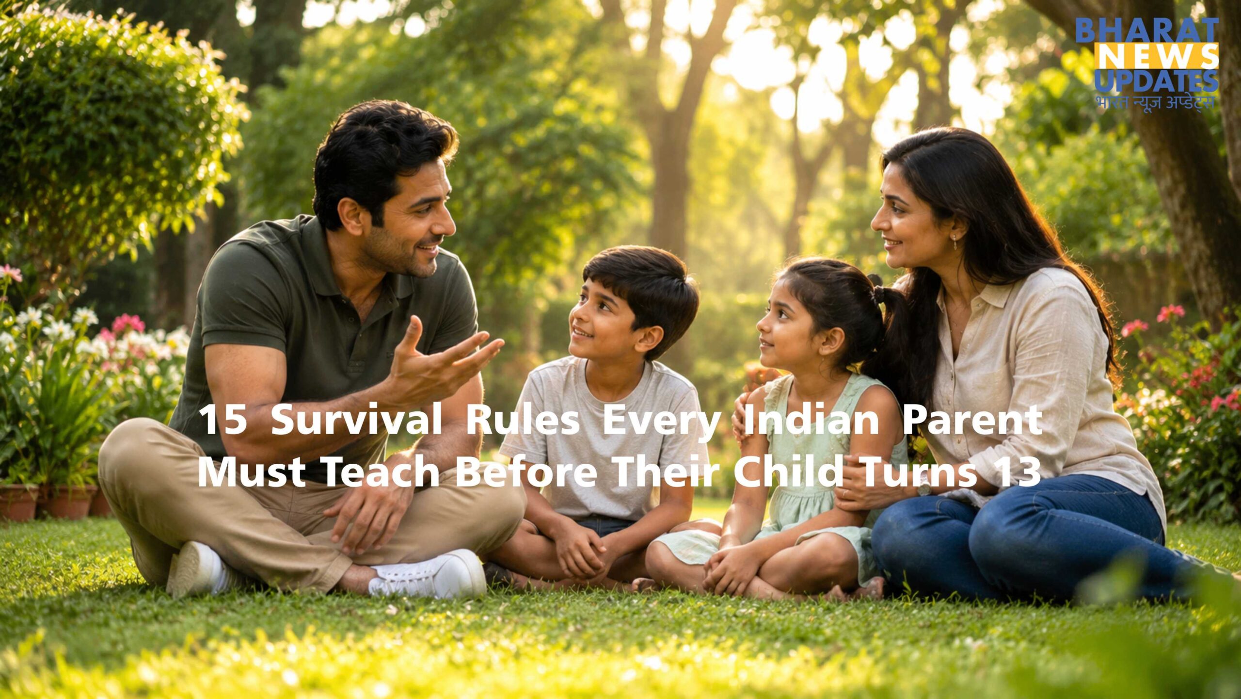 Bharatnewsupdates- 15 Survival Rules Every Indian Parent Must Teach Before Their Child Turns 13