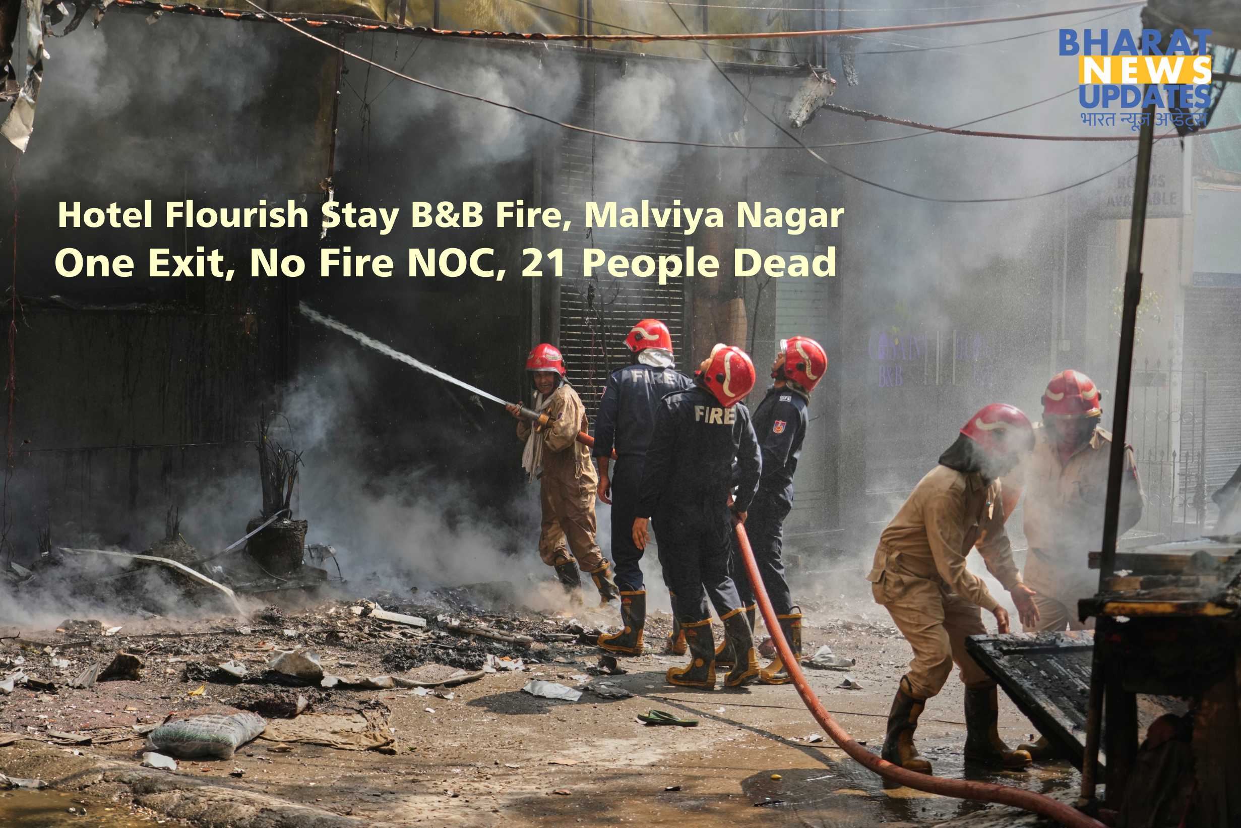 Hotel Flourish Stay B&B Fire, Malviya Nagar, N Delhi