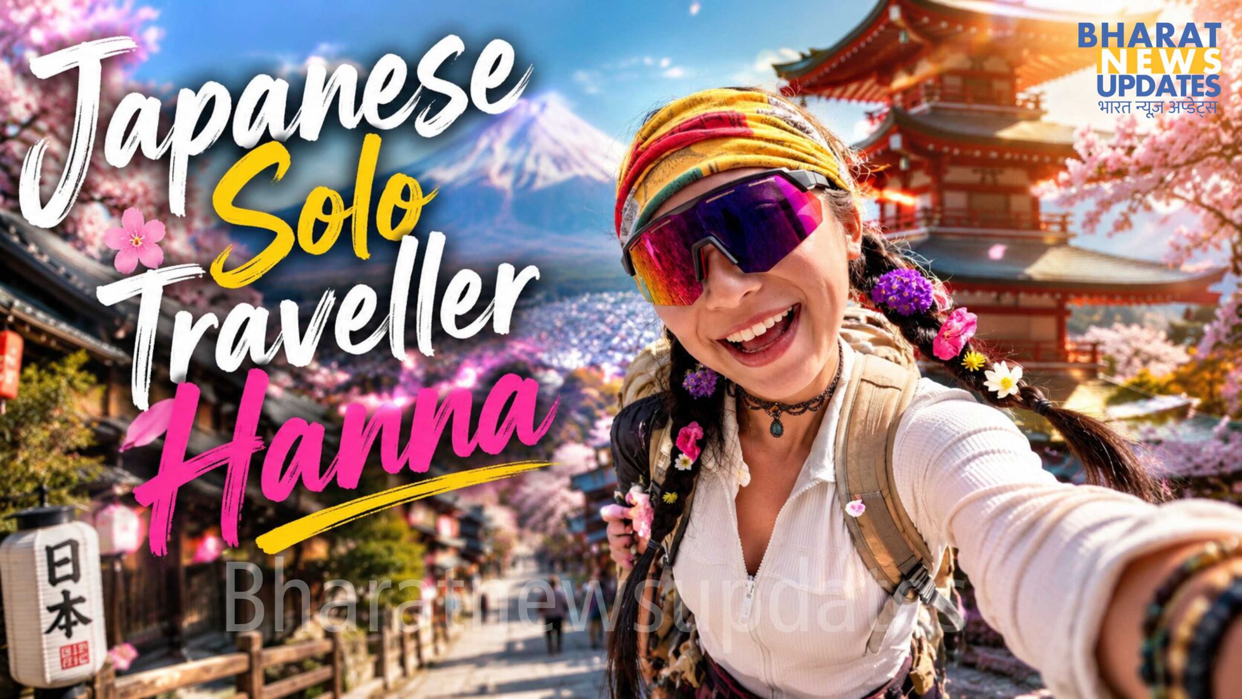 Bharatnewsupdates- Japanese Solo Woman Traveller Hanna_Japanna On India