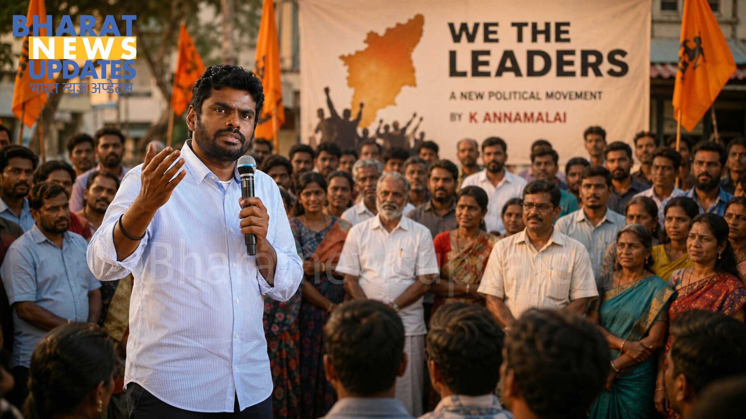 Bharatnewsupdates- K Annamalai We The Leaders Political Movement Tamilnadu