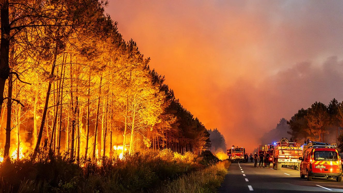Bharatnewsupdates - Europe Wildfire 2026 wildfires in southwest France and central Spain