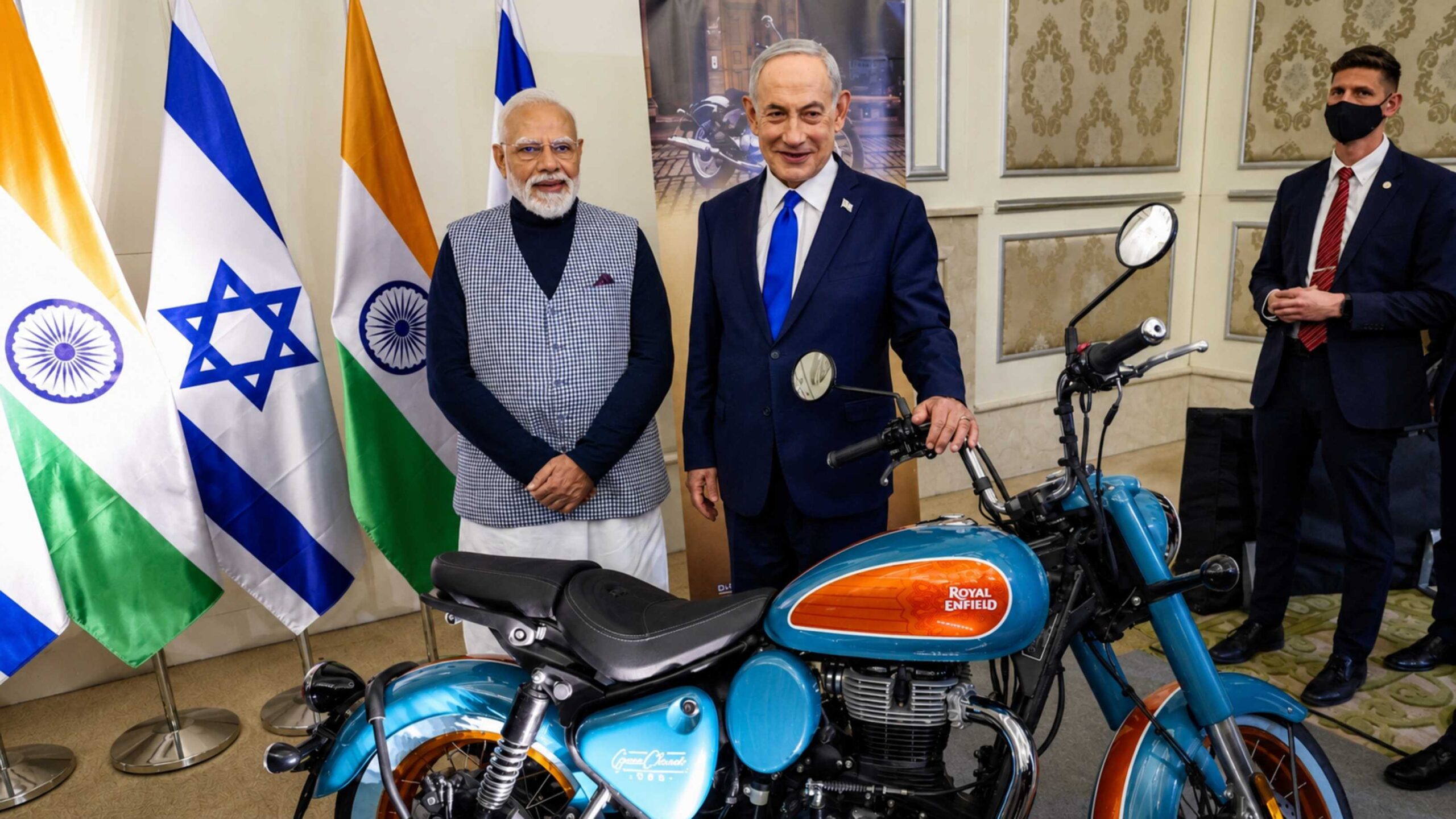 Bharatnewsupdates- Indian PM Modi and Israel PM Netanyahu