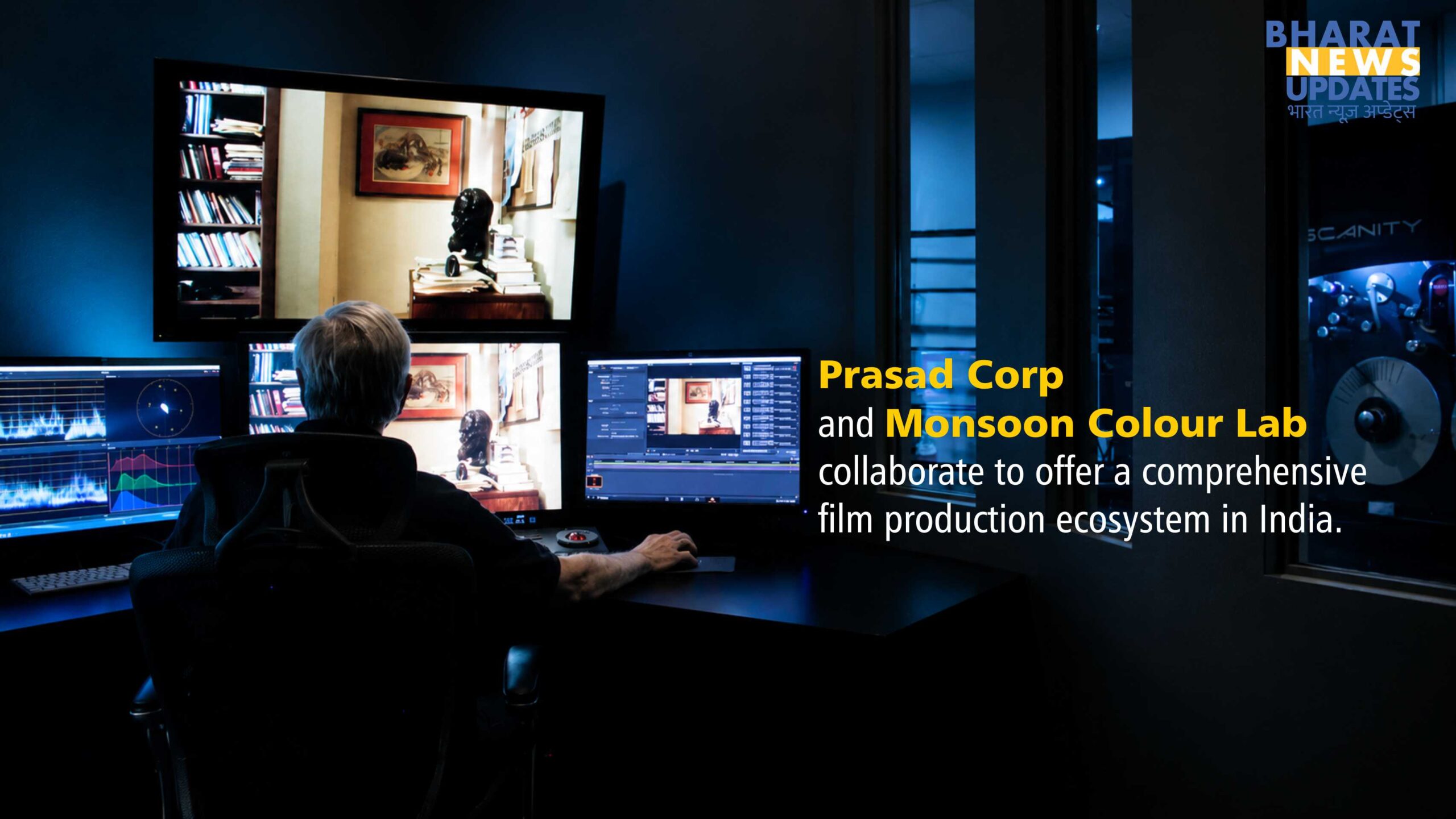 Bharatnewsupdates- Prasad Corp And Monsoon Colour Lab Collaboration