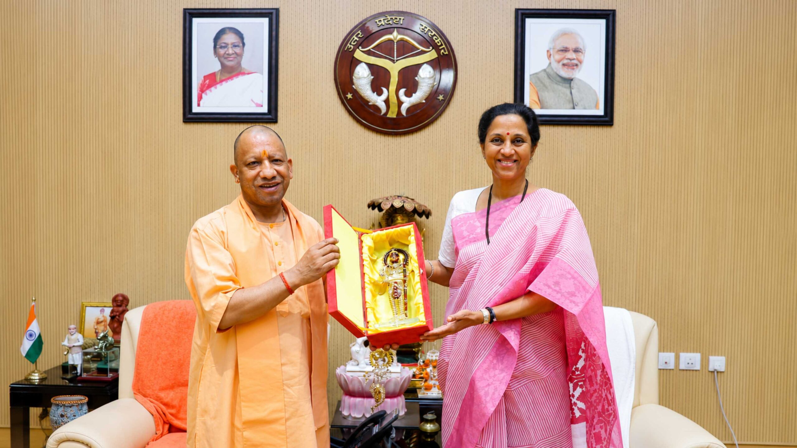 Bharatnewsupdates- Supriya Sule Meeting UP CM Yogi -15 July 2026